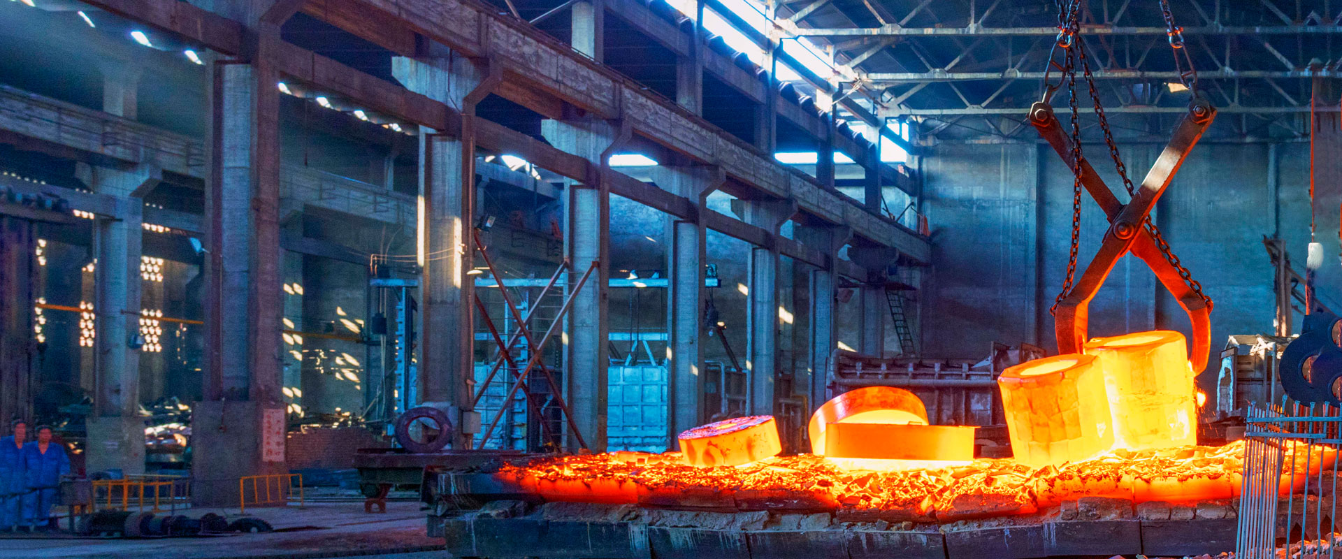 Hot-forging production floor